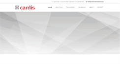 Desktop Screenshot of cardis-international.net